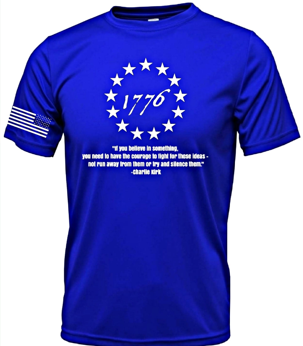 Charlie Kirk Patriots shirt
